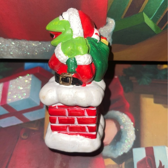 1990’s Vintage Jim Henson Kermit the Frog Christmas Ornament - Picture 2 of 6